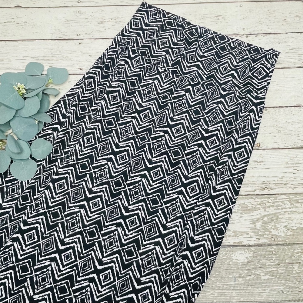 Azules Geometric Maxi Skirt